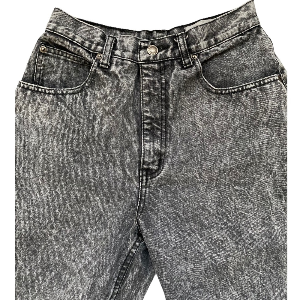 Y2K Vintage Lawman Acid Wash Mom Jeans High Waist Size 9/28 Retro Denim